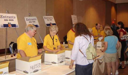 Parade Check in